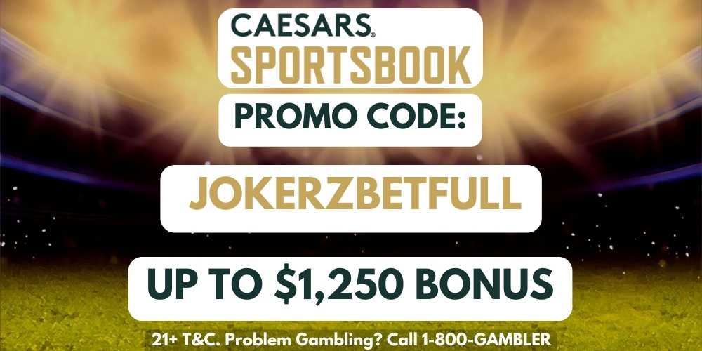Caesars Sportsbook Maryland promo code JOKERZBETFULL & Bonus Offer

